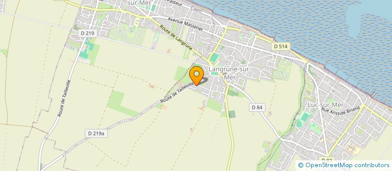 localisation de l'entreprise DAJUANNA  LANGRUNE-SUR-MER