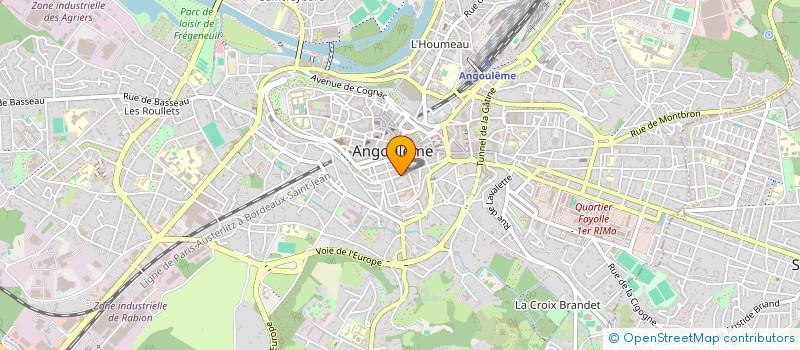 localisation de l'entreprise DAJULA à ANGOULEME