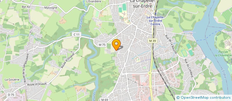 localisation de l'entreprise DAJV2C  LA CHAPELLE-SUR-ERDRE