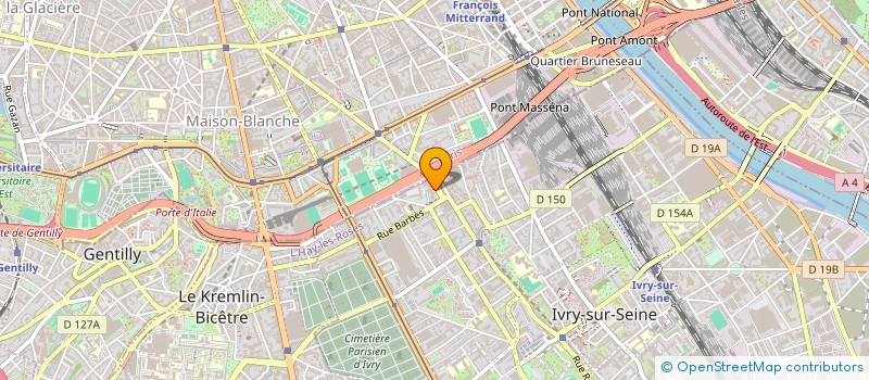 localisation de l'entreprise DAK'S COSMETIQUE INTERNATIONAL  IVRY-SUR-SEINE