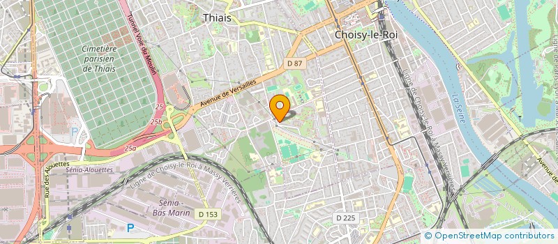 localisation de l'entreprise DAK TENDANCE TROPICALE  THIAIS