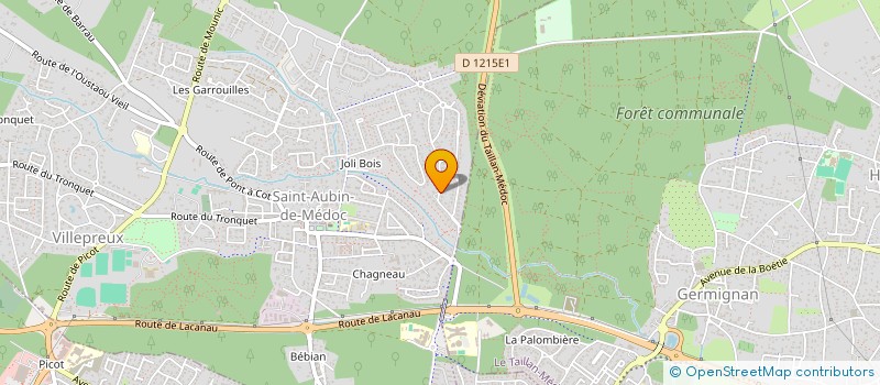 localisation de l'entreprise DAKABRI  SAINT-AUBIN-DE-MEDOC