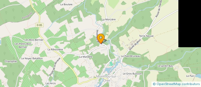 localisation de l'entreprise DAKAI - L'AGENCE  MONTHOU-SUR-CHER