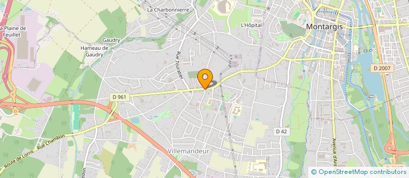 localisation de l'entreprise DAKAITO RYU CLUB VILLEMANDEUR à VILLEMANDEUR