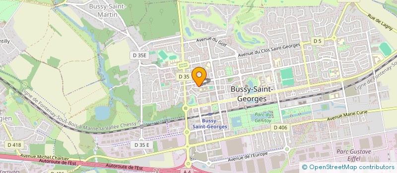 localisation de l'entreprise DAKAO  BUSSY-SAINT-GEORGES