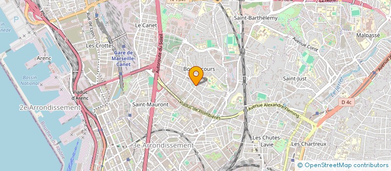 localisation de l'entreprise DAKAR à MARSEILLE