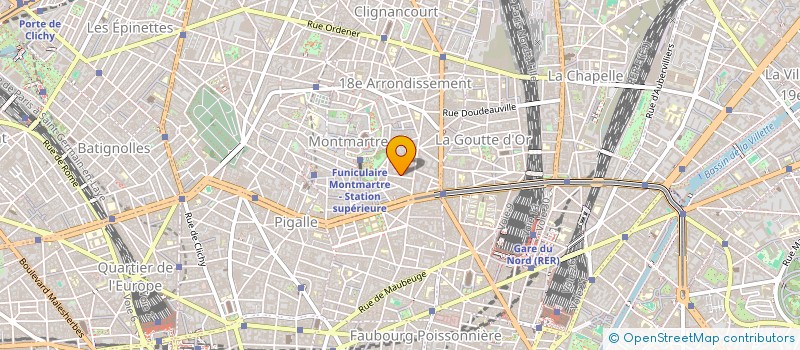 localisation de l'entreprise DAKAR COIFFURE  PARIS