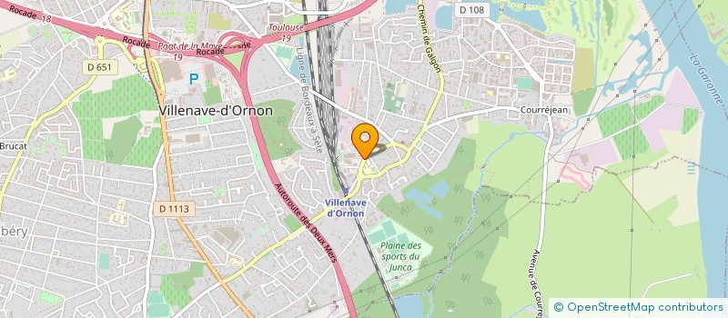 localisation de l'entreprise DAKAROM  VILLENAVE-D'ORNON