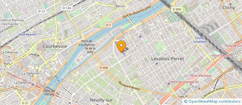 localisation de l'entreprise DAKAZUR à NEUILLY-SUR-SEINE
