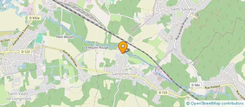 localisation de l'entreprise DAKIVAN  SAINTINES