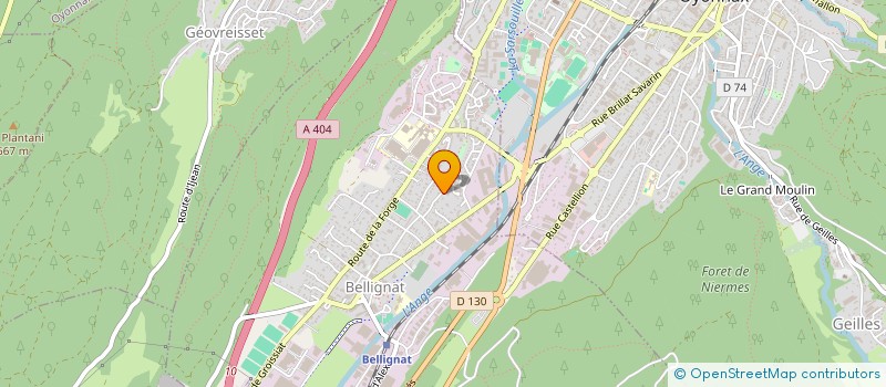 localisation de l'entreprise DAKIZ  BELLIGNAT