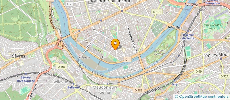 localisation de l'entreprise DAKMARB 92 SARL à BOULOGNE-BILLANCOURT