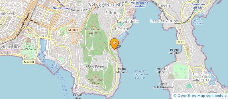 localisation de l'entreprise DAKOL S.C.I. à VILLEFRANCHE-SUR-MER