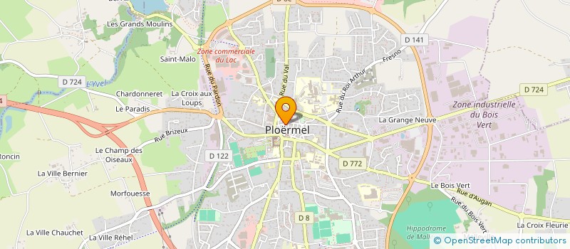 localisation de l'entreprise DAKOTA  PLOERMEL