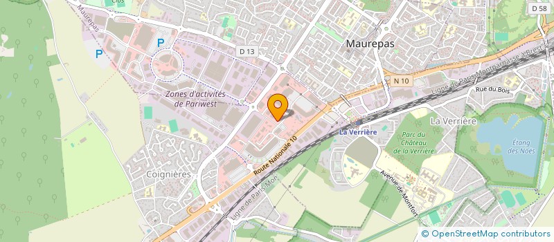 localisation de l'entreprise DAKOTA à COIGNIERES