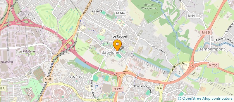localisation de l'entreprise DAKOTEST à VILLENEUVE-D'ASCQ