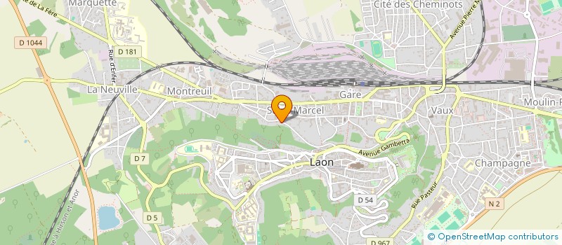 localisation de l'entreprise DAL à LAON