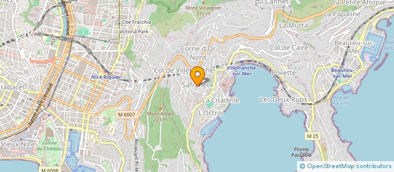 localisation de l'entreprise DAL'ART à VILLEFRANCHE-SUR-MER