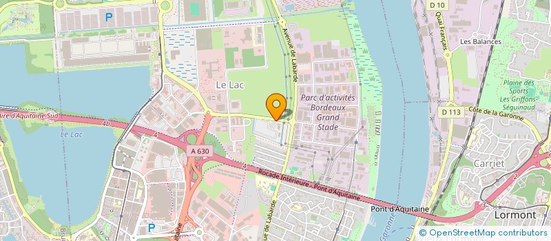 localisation de l'entreprise DAL BATIMENT  BORDEAUX