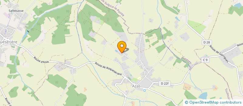 localisation de l'entreprise DAL CIN  AZAS