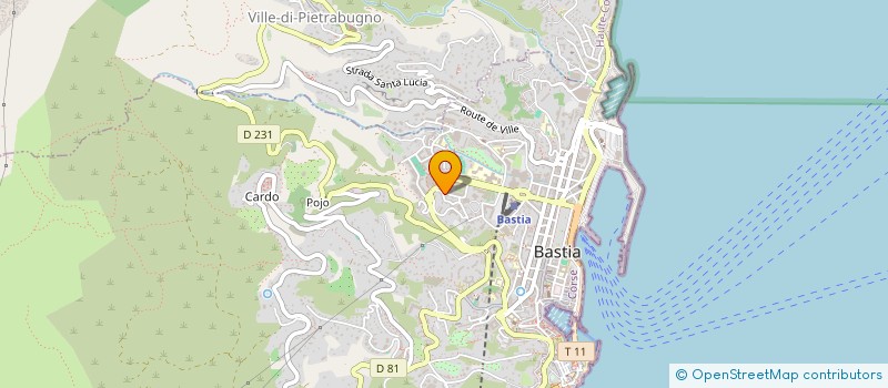localisation de l'entreprise DAL&CO à BASTIA