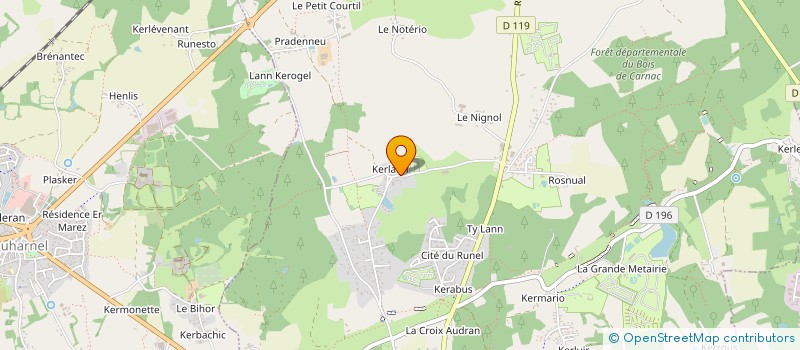 localisation de l'entreprise DAL' DE BRETAGNE à CARNAC