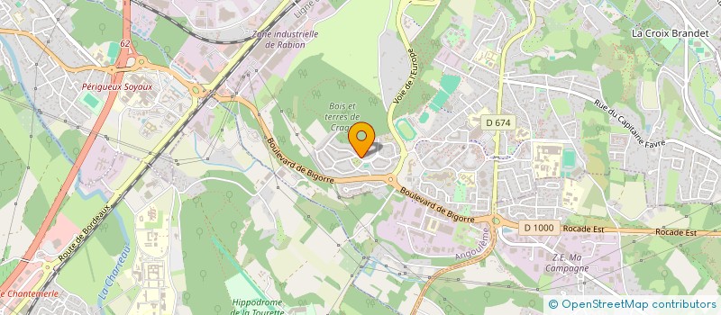localisation de l'entreprise DAL - DROIT AU LOGEMENT - 16 à ANGOULEME