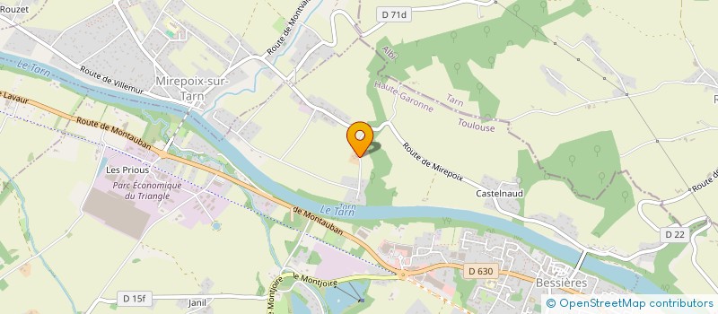 localisation de l'entreprise DAL-GESTION  BESSIERES