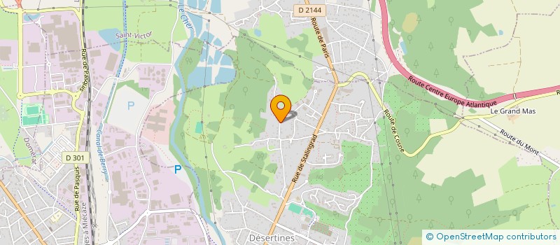 localisation de l'entreprise DAL IMMO  DESERTINES