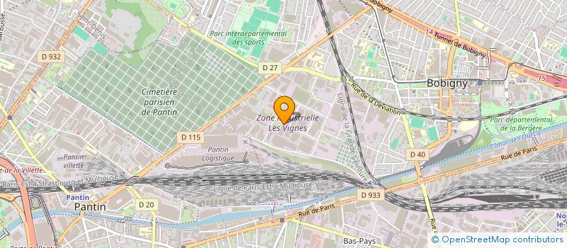 localisation de l'entreprise DAL LAB à BOBIGNY