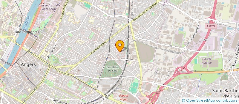 localisation de l'entreprise DAL'OUNA à ANGERS