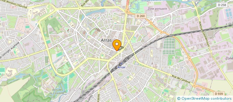 localisation de l'entreprise DAL POS IMMOBILIER à ARRAS