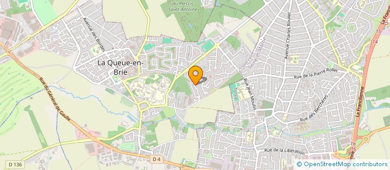 localisation de l'entreprise DALACHI SASU  LA QUEUE-EN-BRIE