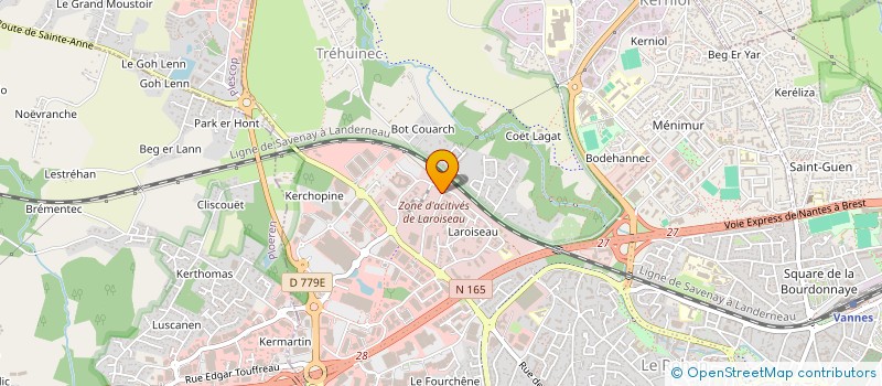 localisation de l'entreprise DALADIM à VANNES