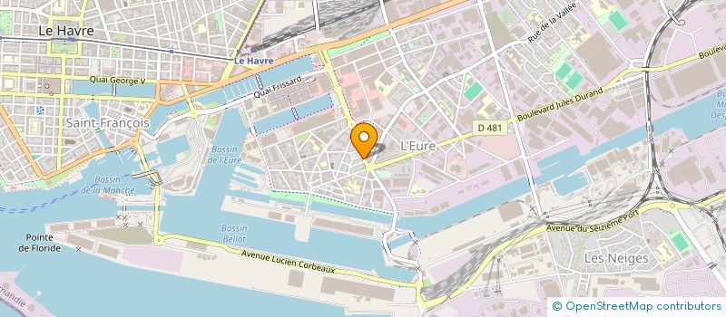 localisation de l'entreprise DALAE  LE HAVRE