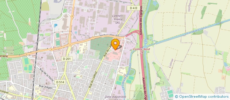 localisation de l'entreprise DALAMIAN  COLMAR