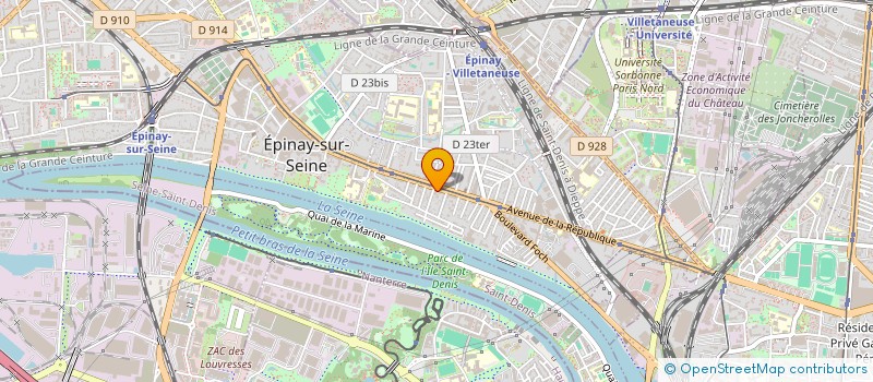 localisation de l'entreprise DALARAN CONSULTING à EPINAY-SUR-SEINE