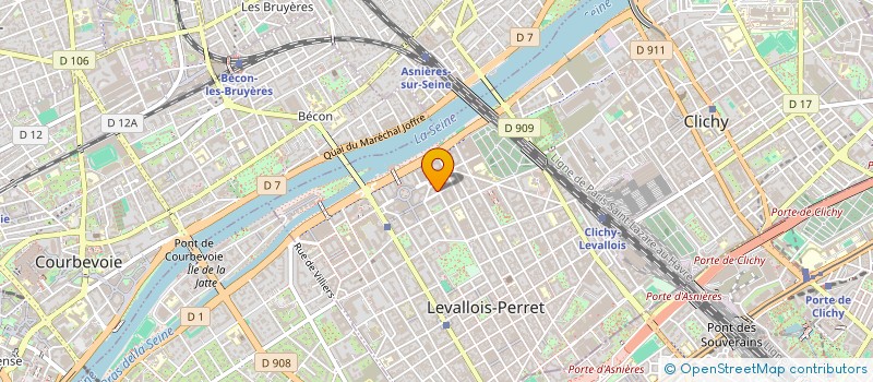 localisation de l'entreprise DALAROY CONSEIL à LEVALLOIS PERRET