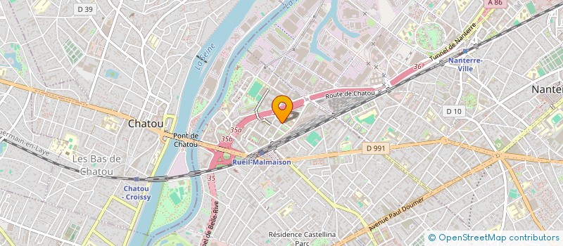 localisation de l'entreprise DALAS TRANSPORTS à RUEIL-MALMAISON