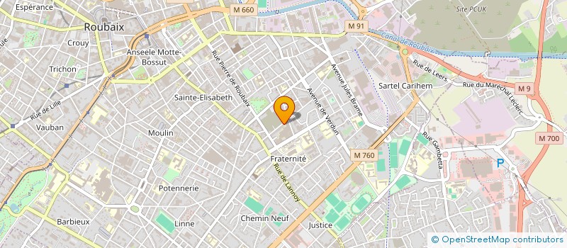 localisation de l'entreprise DALASBEH  ROUBAIX