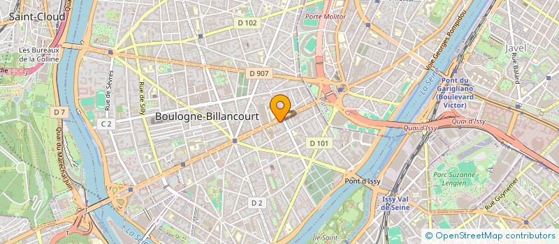 localisation de l'entreprise DALAT CONSULTANTS  BOULOGNE-BILLANCOURT