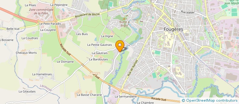 localisation de l'entreprise DALAUDIER DESMOT  LECOUSSE