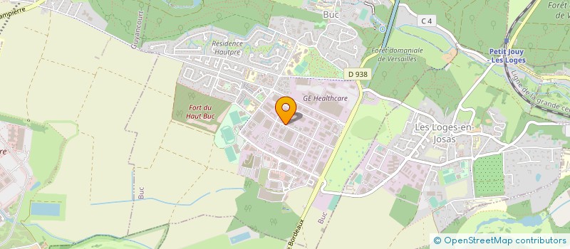localisation de l'entreprise DALAUDIERE FRANKEN à BUC