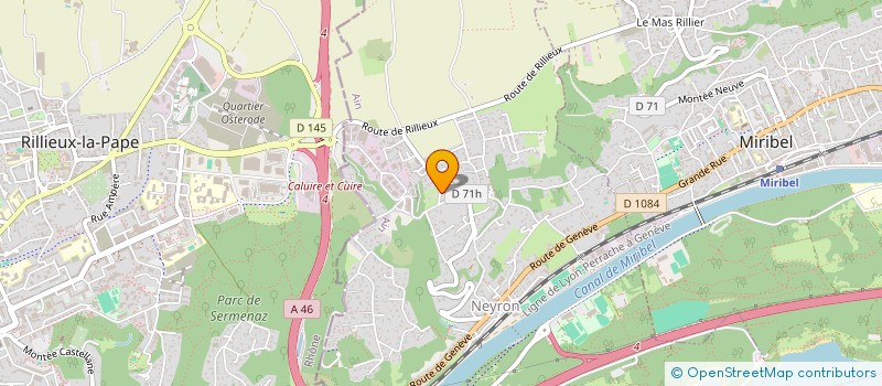 localisation de l'entreprise DALAUTHE INVEST à NEYRON