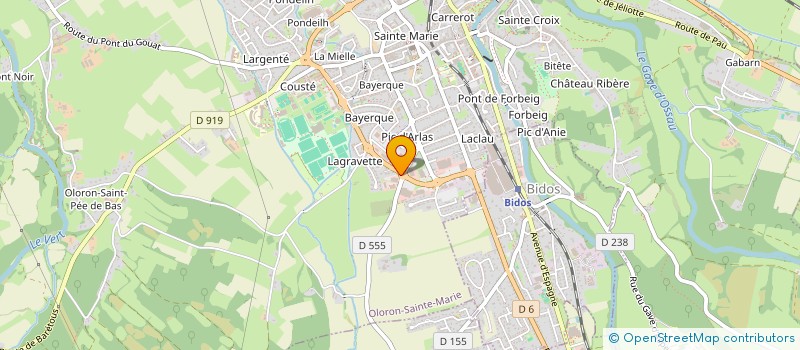 localisation de l'entreprise DALAVI  BIDOS