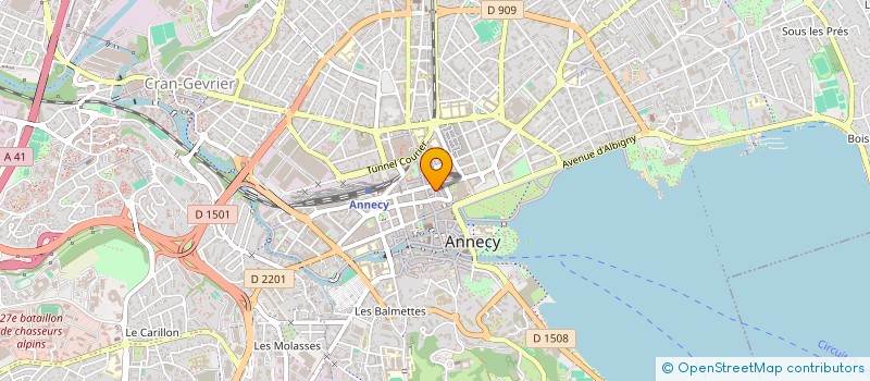 localisation de l'entreprise DALBEOC'H à ANNECY