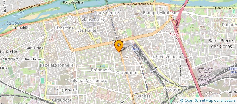 localisation de l'entreprise DALBERGIA  TOURS