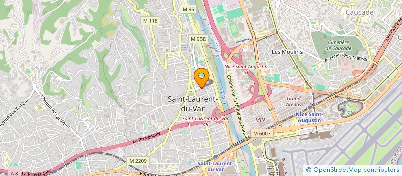 localisation de l'entreprise DALBES à SAINT-LAURENT-DU-VAR