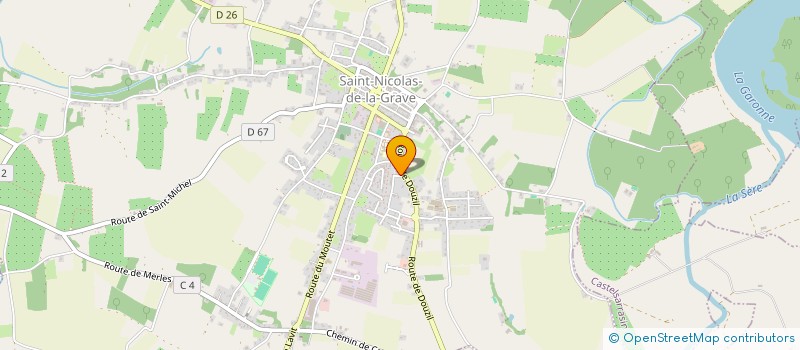 localisation de l'entreprise DALBIN - LANGUILLAT-MERCIER  SAINT-NICOLAS-DE-LA-GRAVE