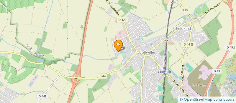 localisation de l'entreprise DALBO ENTRAMBI  BOLLWILLER